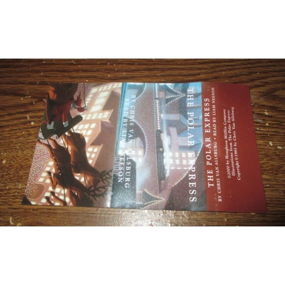 The Polar Express on cassette by Chris Allsburg (Read by Liam Neeson, 1985) - Picture 3 of 3